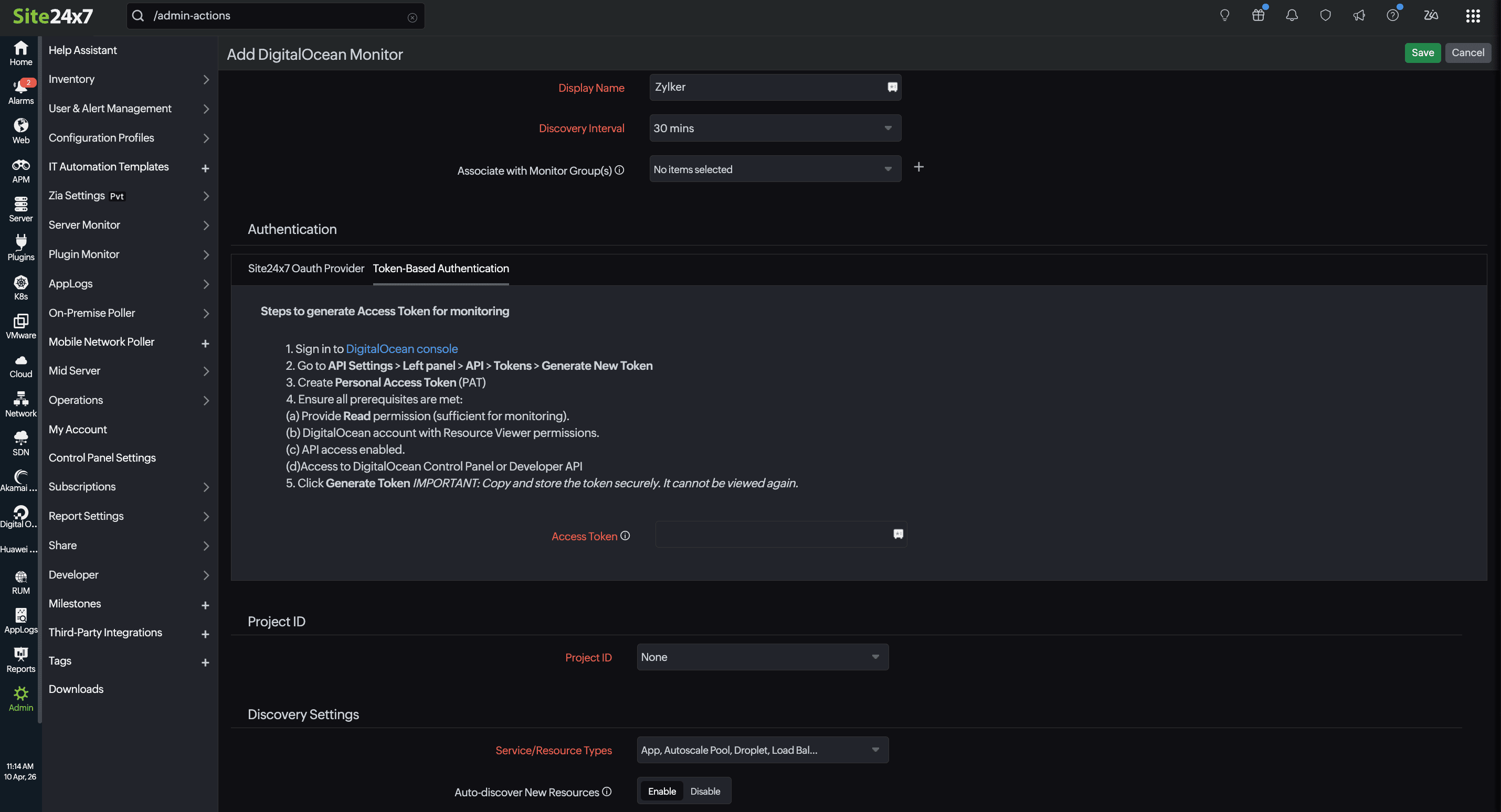 Add digitalocean
