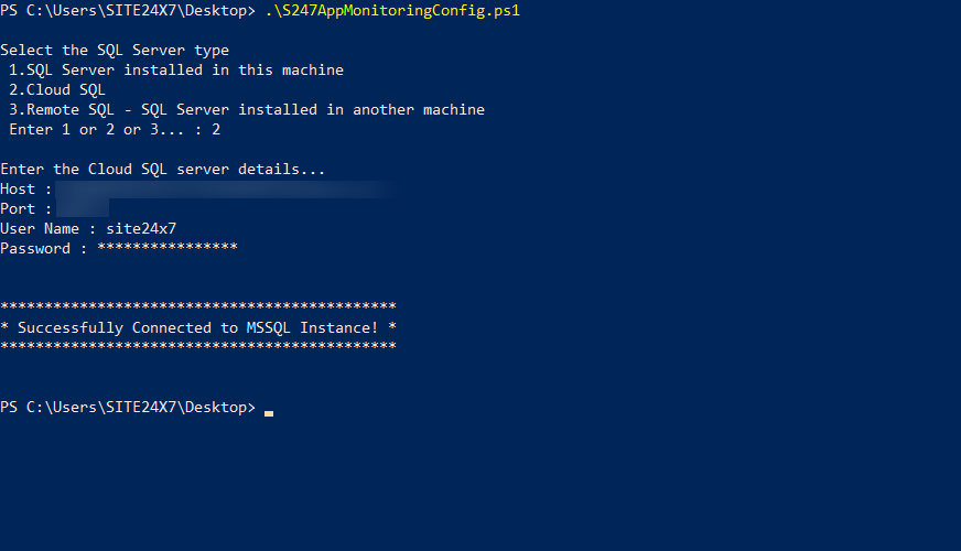 Add Azure SQL DB monitor