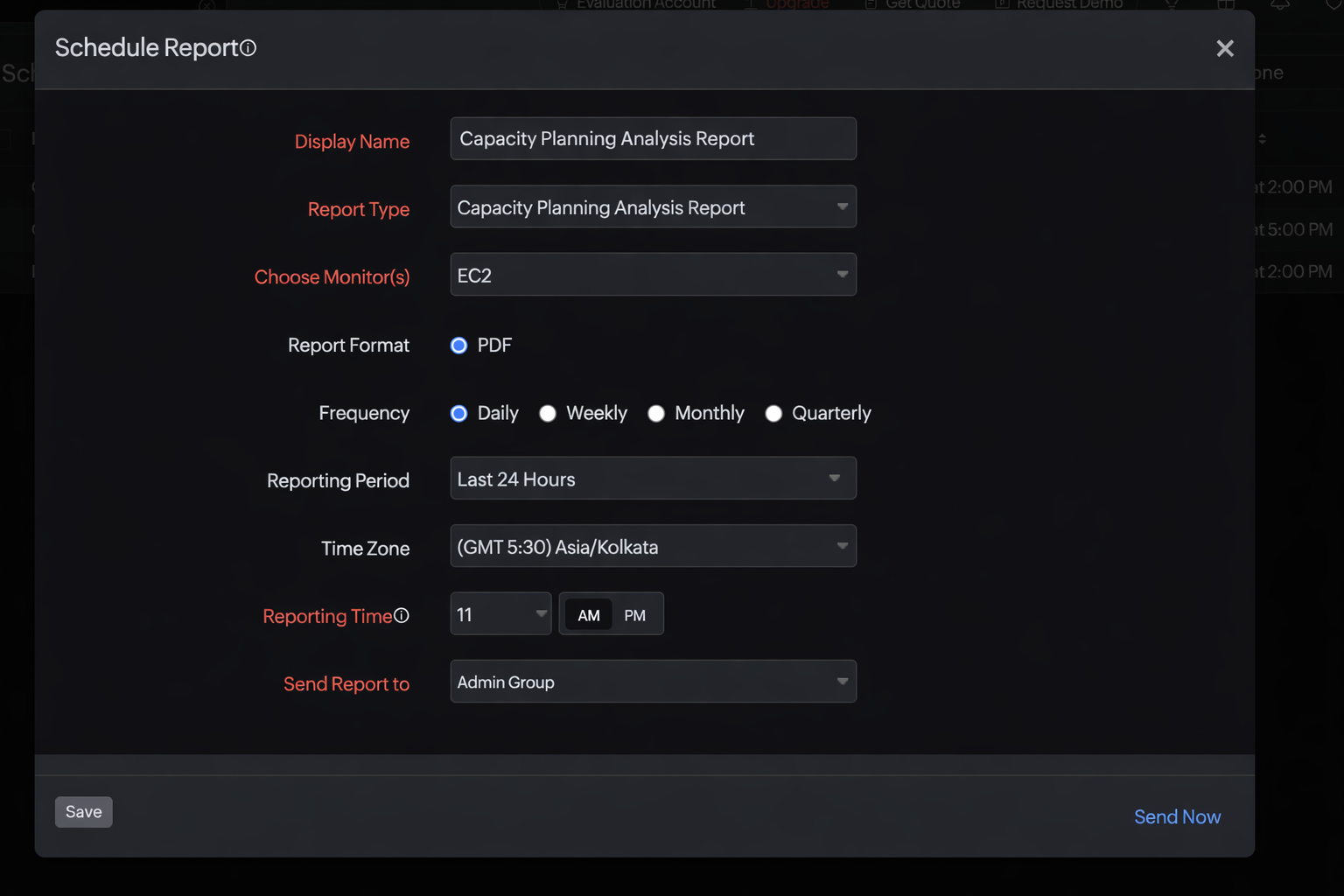 Capacity Planning Analysis Report