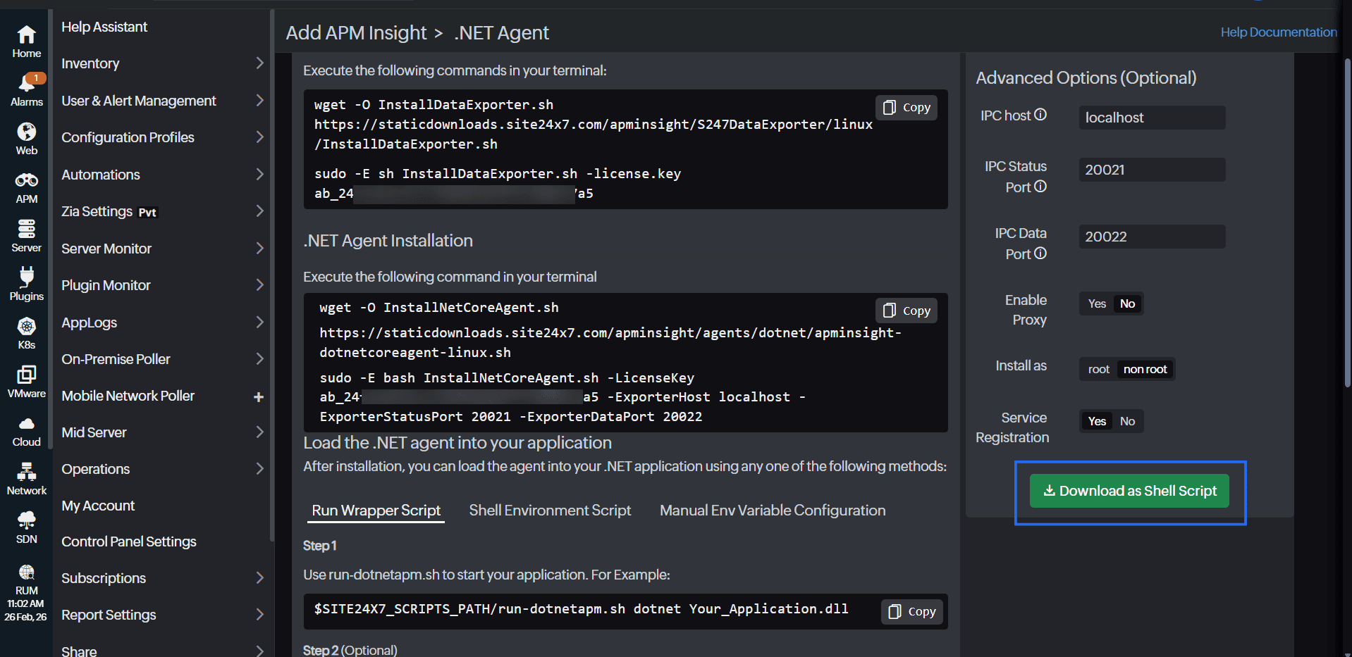 Download as Shell Script Download as Shell Script
