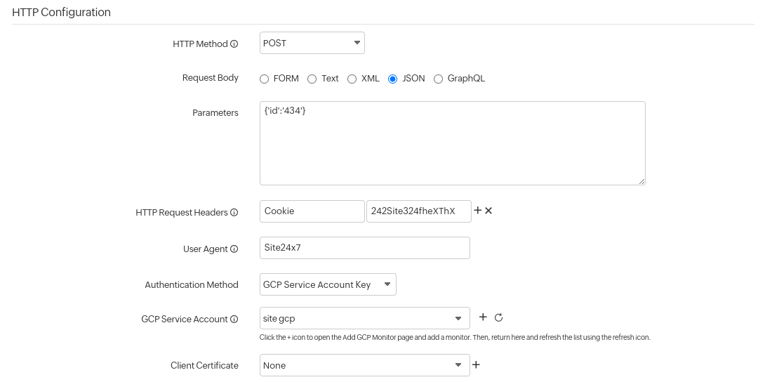 HTTP Configuration