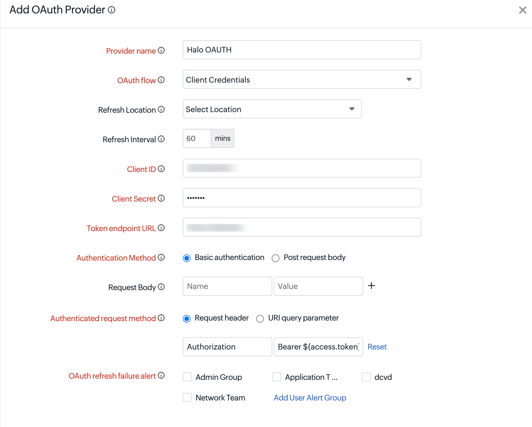 Halo OAuth Halo OAuth