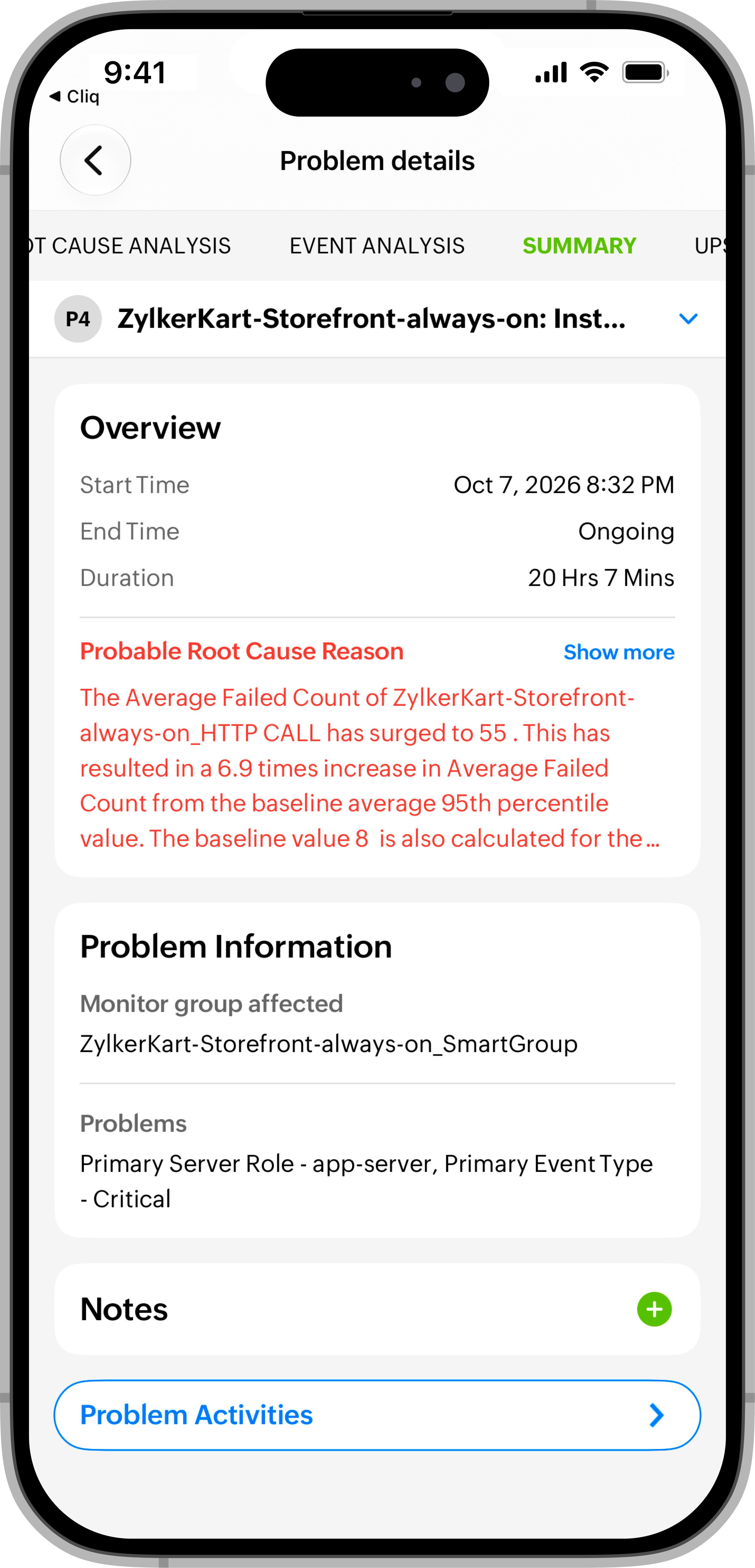 Problem Summary