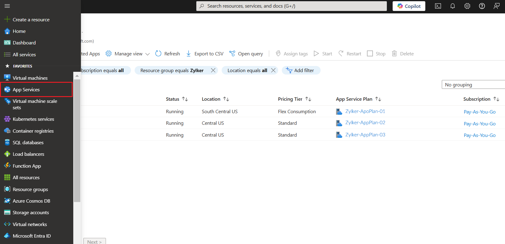 Install APM Insight .NET agent via Azure portal